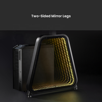 Bureau de jeu GMD12-1D avec éclairage LED Infinity pour ordinateur PC, meilleur bureau de jeu professionnel
