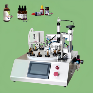 Neue Desktop Rotary ätherische Öl Augentropfen Flüssig kleber Füllglas Kleine Flasche Blut röhrchen Fläschchen Reagenz Füll kappe Maschine - Product Image 2