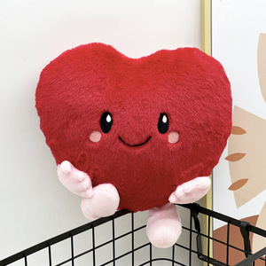 Te Amo, Peluche en Forma <span class=keywords><strong>de</strong></span> Corazón, Almohada <span class=keywords><strong>de</strong></span> Peluche, Corazón Rojo Rosa, Muñeco <span class=keywords><strong>de</strong></span> Peluche, Regalo Suave para el Día <span class=keywords><strong>de</strong></span> San Valentín para <span class=keywords><strong>Enamorados</strong></span> - Product Image 4