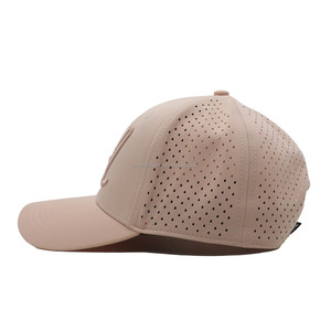 Gorra de Béisbol Unisex Oxford de Terciopelo Rígido de 6 Paneles con Lazos y Logotipo Bordado Personalizado - Product Image 3