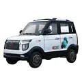 Hongqi new energy electric 4-wheel four-wheeled vehicle, adult dual-purpose fully enclosed household scooter battery car