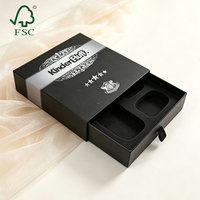 Boîte coulissante en papier de luxe personnalisée, emballage en carton premium, boîte rigide pour chocolats, boîte à tiroir pour souvenirs et artisanat