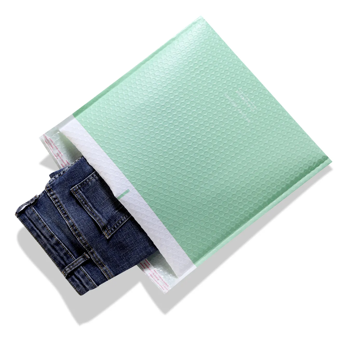 Logo personalizzato 100% biodegradabile compostabile PLA PBAT spedizione in plastica imballaggio postale busta imbottita poli bolla mailer bag