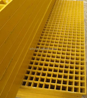 Grille en PRV légère résistante aux produits chimiques, à haute teneur en résine vinylester, capacité de charge élevée, surface antidérapante