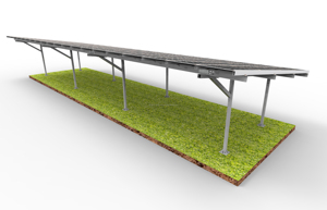 Installation simple montage solaire pour abri d'auto commercial en aluminium vs solution d'abri d'auto solaire par fondation en béton conçue - Product Image 6