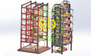Chất lượng cao nhiều lớp Carousel trượt tự động xe <span class=keywords><strong>ROTARY</strong></span> bãi đậu xe hệ thống thang máy cho xe công viên nền tảng - Product Image 4