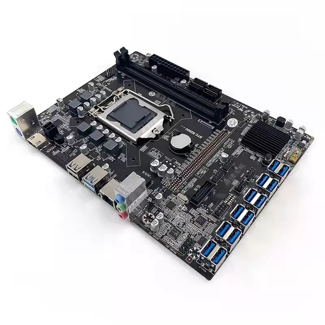 B250C Motherboard 12 PCIE to USB 3.0 Graphics Card Slot LGA1151 Supports DDR4 DIMM RAM