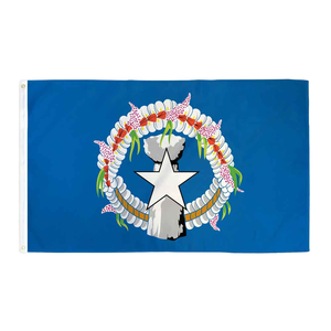 Bandera Nacional <span class=keywords><strong>de</strong></span> las Islas Marianas del Norte <span class=keywords><strong>de</strong></span> 3x5 pies, Bandera para Exteriores con Impresión Digital, Venta al Por Mayor - Product Image 1