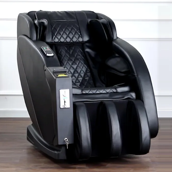 Yeni ürün fabrika tedarikçisi masaj 4d sandalyeler sikke otomat masaj koltuğu kafa masajı ile
