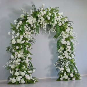 Arco de Boda Personalizado de Fábrica, Arreglo Floral Blanco para Fondo de Boda, Decoración Floral para Boda - Product Image 3