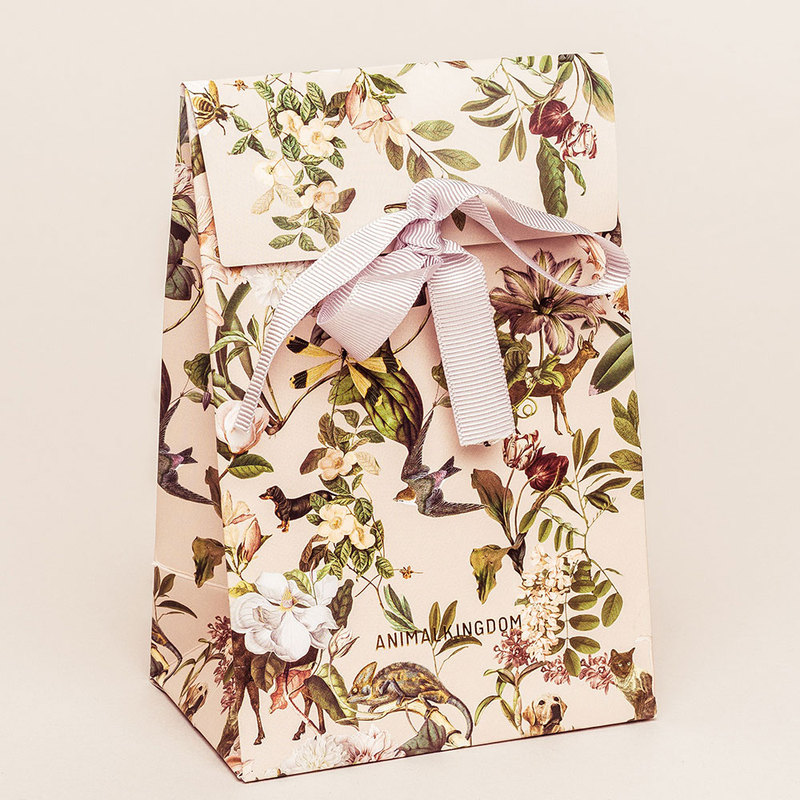Custom Logo Floral Printed Paperbag Scarf
