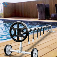 Couronne d'eau Matériau en acier inoxydable de haute qualité Stockage des rouleaux de couverture de piscine pour piscines