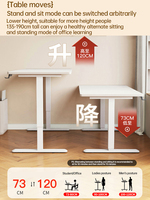 Bureau de levage électrique en bois massif Design scandinave Home Intelligence Bureau d'ordinateur pour apprendre le bureau ou la table de livre