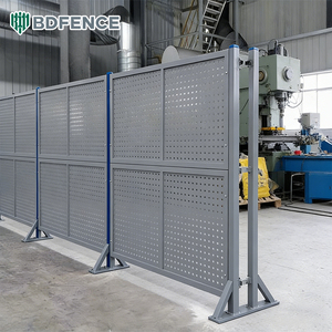 Valla Modular Perforada de Instalación Rápida |   Barrera Metálica de Tamaño Personalizado para Talleres Industriales y Almacenes Logísticos - Product Image 4