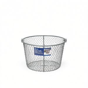 Panier gabion en fer galvanisé argenté 78,7 x 11,8 x 23,6 pouces pour clôture de jardin - Product Image 1