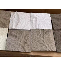 Panneau mural en pierre de polyuréthane Faux Rock 3D PU de conception moderne légère pour l'extérieur décoratif style grande dalle