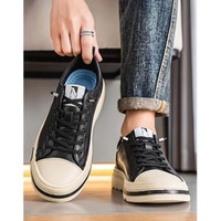 Bottes de travail montantes pour hommes, design OEM, à lacets, imperméables, antidérapantes, thermiques, rehaussantes, en cuir synthétique avec doublure en PU