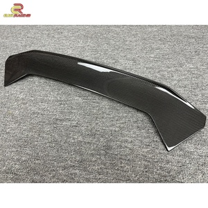 PT Style Dry Gloss Carbon Fiber Auto Parts <b>Rear</b> <b>Spoiler</b> <b>Rear</b> Wing Base Lid for Lambo Huracan EVO Carbon Wing Car Body Kits - Product Image 3