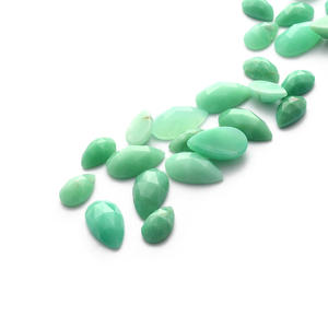 Batu Permata Giok Australia Berkualitas Tinggi, Hijau Alami, Bentuk Cabochon, Bentuk Pir, Hati & Oval, Grosir - Product Image 3