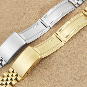 Cinturino di Lusso in Acciaio Inossidabile con <span class=keywords><strong>Logo</strong></span> Personalizzato da 18/19/20/22mm per Rolex per GT3 Pro 46mm 43mm, Bracciale ad Anello in Metallo Massiccio - Product Image 4