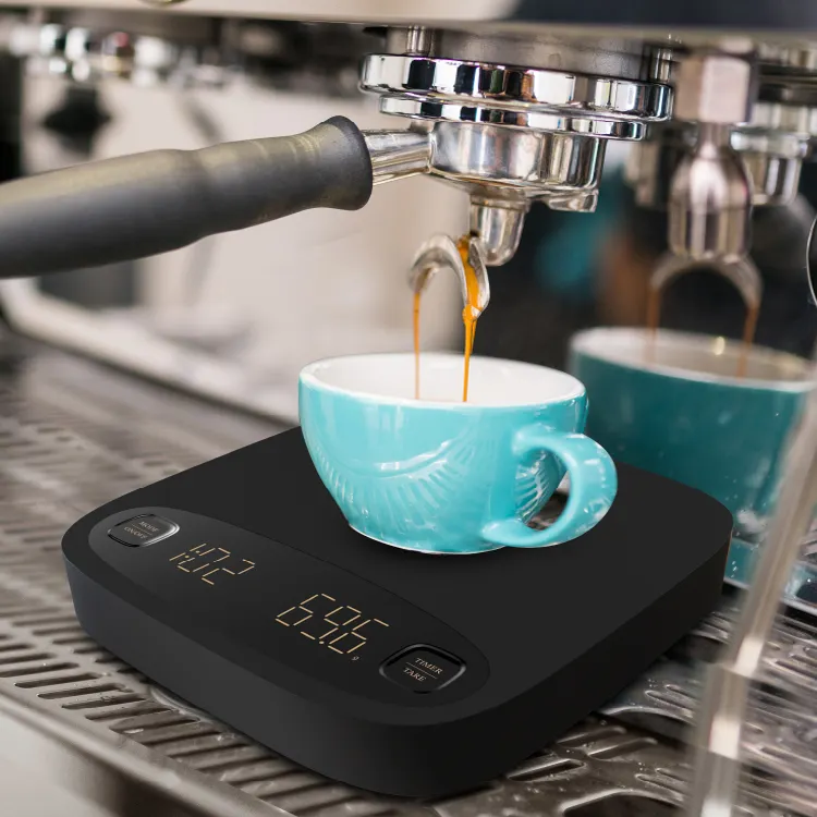 Цифровые Смарт-весы KC803, кухонные весы для кофе с таймером, портативные весы для кофе, домашний цифровой дисплей для приготовления пищи