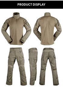 完全なセットの屋外用ユニフォーム オリーブグリーン タクティカルスーツ GEN3 - Product Image 5