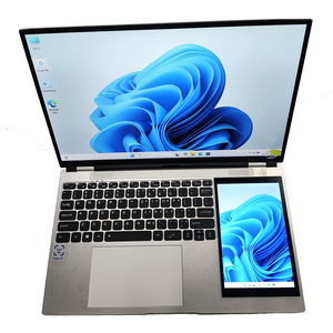 Portátil OEM Nuevo y Económico con Pantalla Dual de 15.6 Pulgadas + 7 Pulgadas Táctil, Reconocimiento Facial, Carcasa de Aluminio, para la Escuela, Negocios y Oficina - Product Image 6