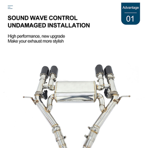 Catback d'évacuation de haute qualité pour BMW M3/M4 F80/F82 3.0T 2014-2024 moteur silencieux d'échappement en acier inoxydable - Product Image 3