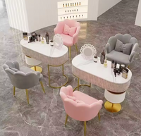 Chaise Sand Dragon réglable en hauteur avec pieds en métal et revêtement en velours, chaise de maquillage décorative en forme de coquille