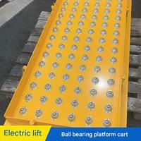 Chariot élévateur à ciseaux semi-électrique à roulettes, capacité 300/500 kg, hauteur de levage 0,95 m, équipement de manutention portable pour usine