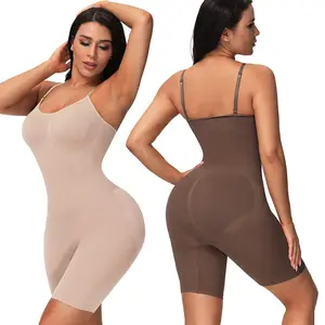 Hafif ve nefes alabilen Sling korse elastik dikişsiz Shapewear kalça kaldırma vücut şekillendirici