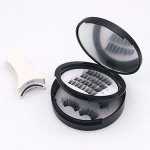 Ciglia Magnetiche 3D in Pelo Sintetico Personalizzate all'Ingrosso, Etichetta Privata, Senza Colla, con 3 Magneti Quantum - Product Image 1