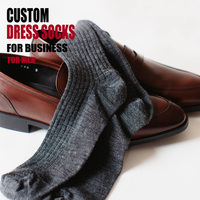 Chaussettes classiques pour hommes, pour tous les jours, design sans couture, en coton