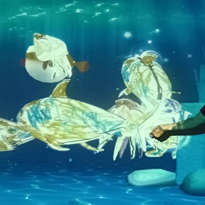 Defi горячий продукт 3D <span class=keywords><strong>AR</strong></span> Интерактивная проекция картина на стену граффити аквариум лес дети Рисование <span class=keywords><strong>3</strong></span> игры - Product Image 2