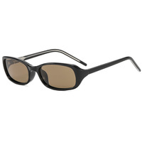 Lunettes de soleil carrées rétro TR90, protection UV400, simples et polyvalentes, pour femmes, pour un look sans maquillage