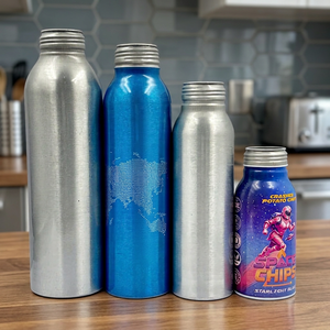 Botella de Agua de Aluminio con Mapa de Vietnam Personalizado y Tapa de Rosca para Embalaje Ecológico - Product Image 2