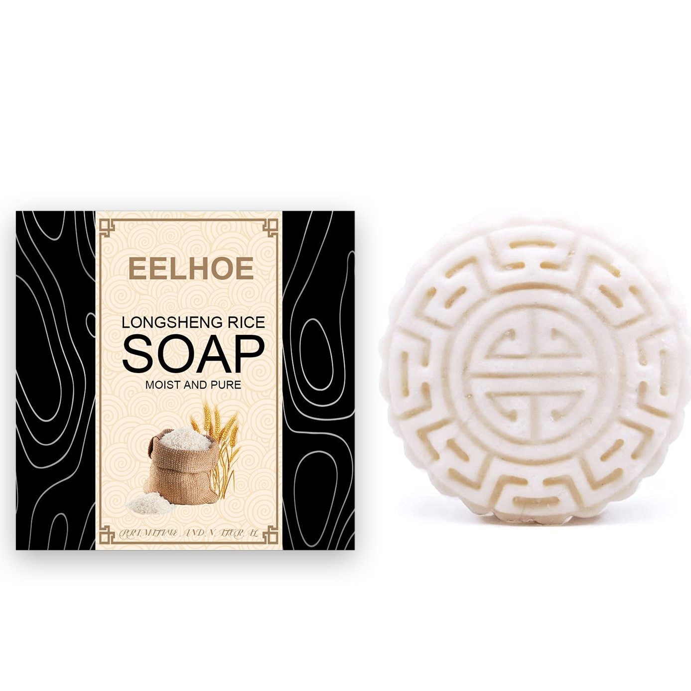 Горячая Распродажа натуральный рисовый шампунь освежающее очищение кожи головы и питание уход за волосами мыло ручной работы