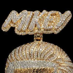 Ciondolo Iced Out personalizzato con testa di Mikey Joker in Moissanite e Argento S925, Gioielli Hip Hop, Supera il test del diamante, Ciondolo a croce Misunderstood - Product Image 4