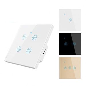Interrupteur mural intelligent X329 1/2/3/4 Gang Tuya Google Home/hôtel à détection tactile Wifi+BLE - Product Image 2