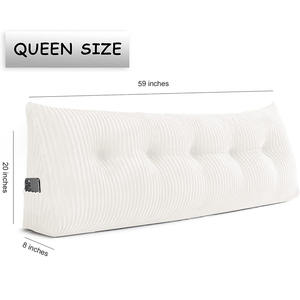 Tête de lit triangulaire Wedge lecture <span class=keywords><strong>oreiller</strong></span> dossier positionnement soutien <span class=keywords><strong>traversin</strong></span> lit amovible couverture coussin lit pour toutes les saisons - Product Image 4