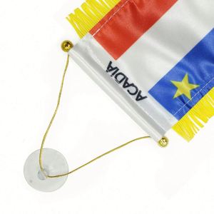 Custom Logo ACADIA Pennant <b>Flag</b> for Car Rearview Mirror & Home Decoration Digital Printed for Education - Product Image 2