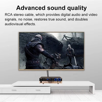 Câble adaptateur audio stéréo 2 6.35MM vers 2 RCA mâle Câble audio stéréo double 6.35MM vers 2 RCA
