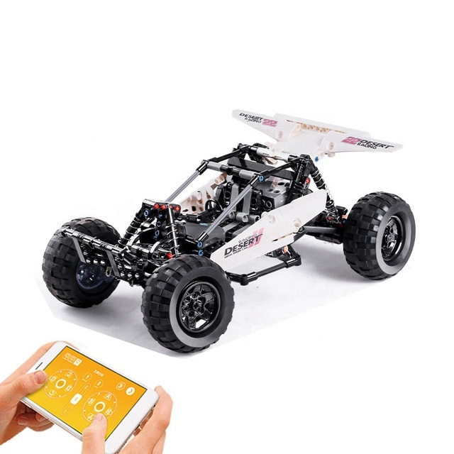 RC Car Building Block Set STEM Building Toys Great Remote Control Off Road Car Birthday Gift for Kid