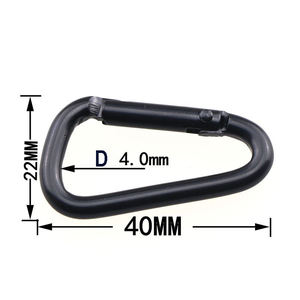 कस्टम भारी-शुल्क डी-आकार के एल्यूमीनियम कारबिनर छोटे छोटे छोटे छोटे छोटे छोटे छोटे छोटे छोटे छोटे छोटे छोटे हैममॉक लॉकिंग रिंग क्लिप - Product Image 4