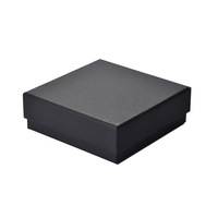 Caja de Embalaje de Joyería Negra en Existencia para Pulseras, Collares, Colgantes, Anillos, Pendientes, Cajas de Regalo con Espuma