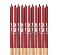 Crayon à lèvres nude longue tenue imperméable en gros, formule à base de plantes, certifié Halal, avec étiquette privée et FDSR