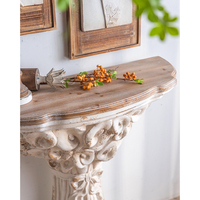 Table de gâteau de Console en bois de nouveau design vintage 2025 pour la décoration de fête de mariage