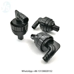 Ys Hot Koop Aquarium Afvoer Joint ,Aquarium Overloop Outlet Nozzle, Demontabel Draaibaar Aquarium Drainage Connectors