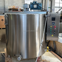 Gusu Nouveau produit 3000L 304 Réservoir de stockage de chocolat en acier inoxydable Ligne de fabrication de chocolat
