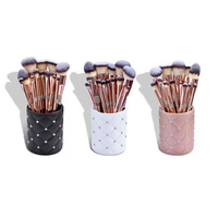 Échantillon gratuit maui rose Make Up Green Foundation outils de maquillage professionnels ensemble de pinceaux de maquillage